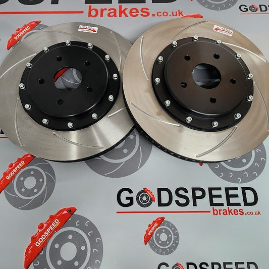 Yaris GR Front Grooved 2 Piece Discs