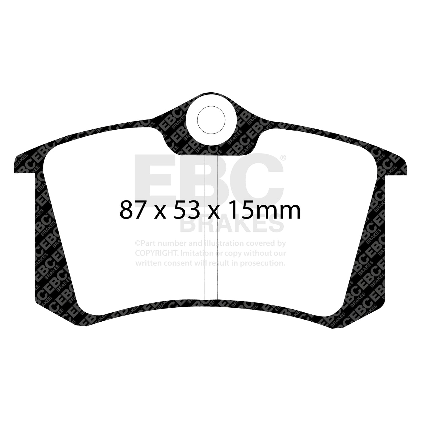 208 GTI Rear Yellowstuff Pads