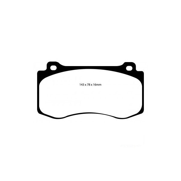 Chrysler SRT8 Front EBC Redstuff Pads