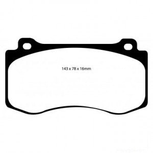 Chrysler SRT8 Front EBC Redstuff Pads