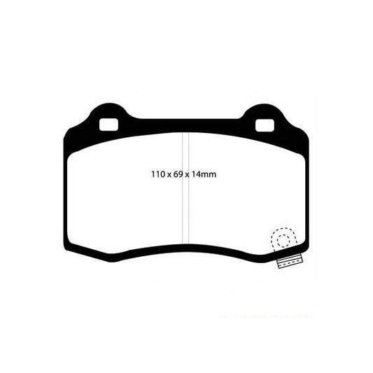 Chrysler SRT8 Rear EBC Redstuff Pads