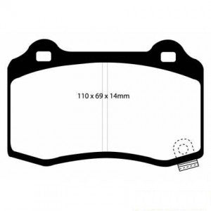 Chrysler SRT8 Rear EBC Redstuff Pads