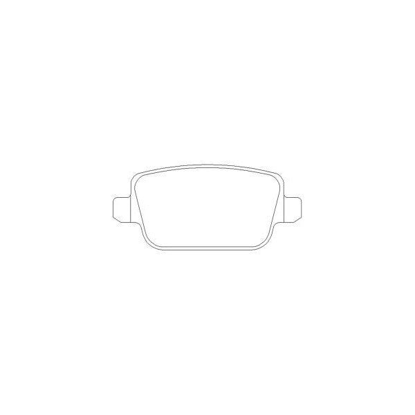 Focus RS Mk 2 Rear EBC Bluestuff Pads