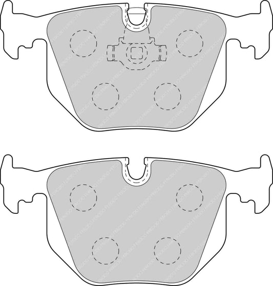 E46 M3 Rear Ferodo DS2500 Pads