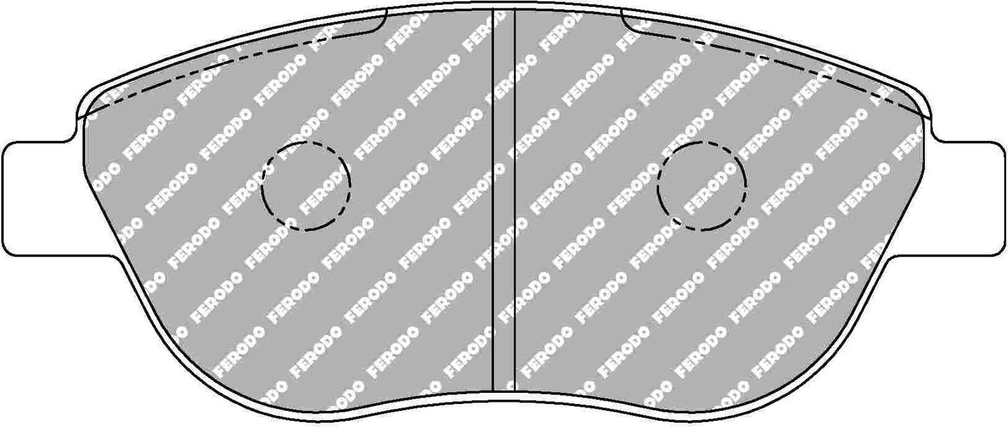 Fiat 500 Abarth Front Ferodo Ds2500 Pads