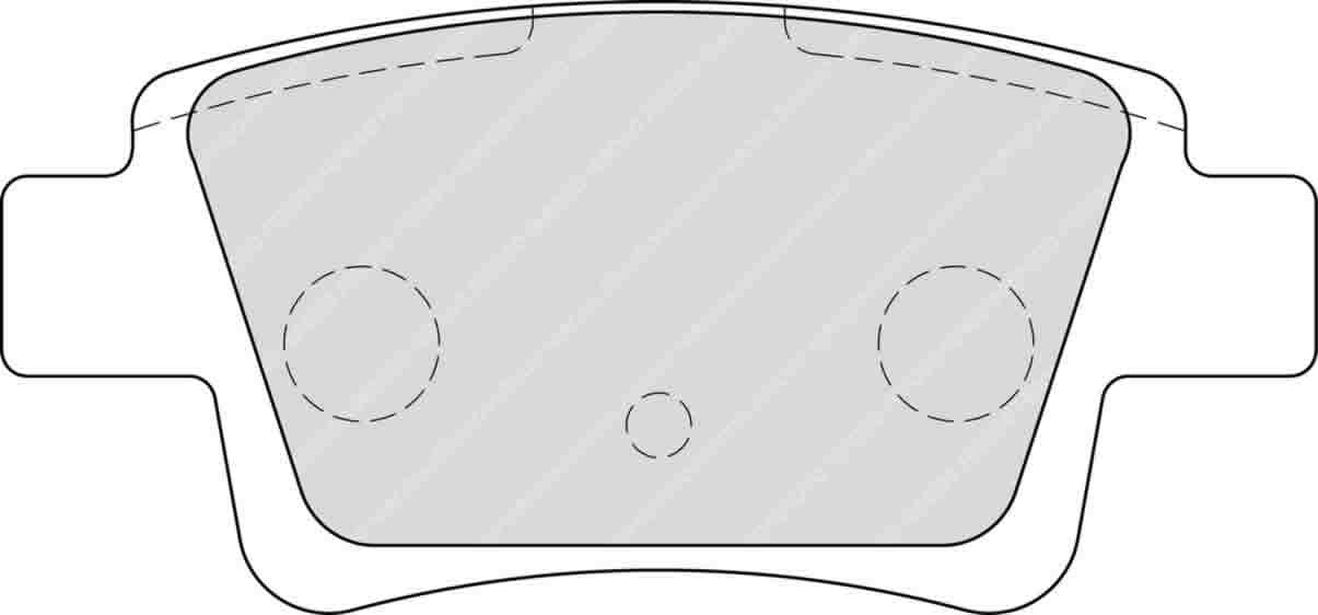 Corsa VXR Rear Ferodo Ds2500 Pads