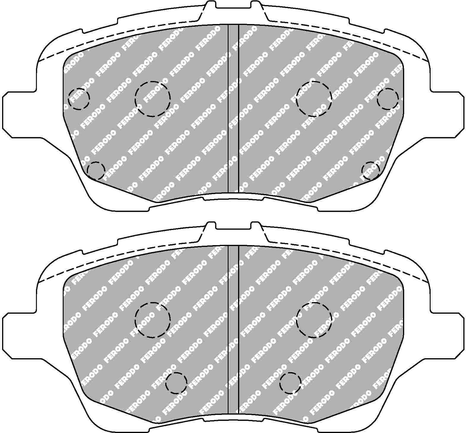 Fiesta MK7 ST Front Kevlar Pads
