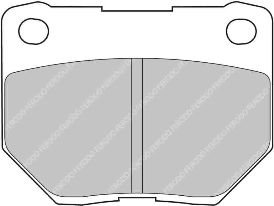 Impreza 2 Pot Rear Ferodo Ds2500 Pads