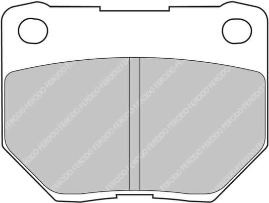 Impreza 2 Pot Rear Ferodo Ds2500 Pads