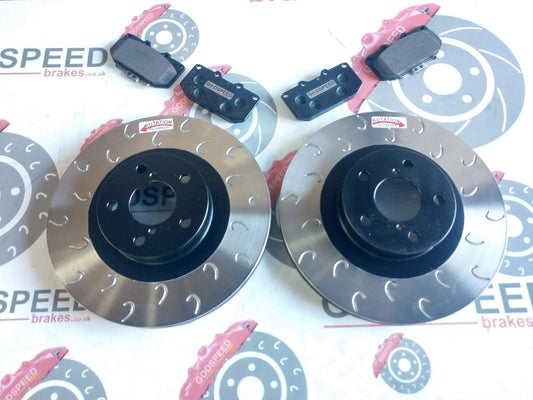 Impreza 294mm G Hook Discs and Kevlar Pads