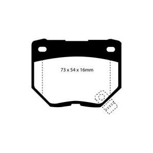 Impreza 2 Pot Rear Kevlar Pads