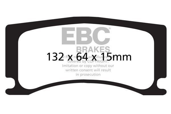 308 GTI/ RCZ-R Front EBC Yellowstuff pads
