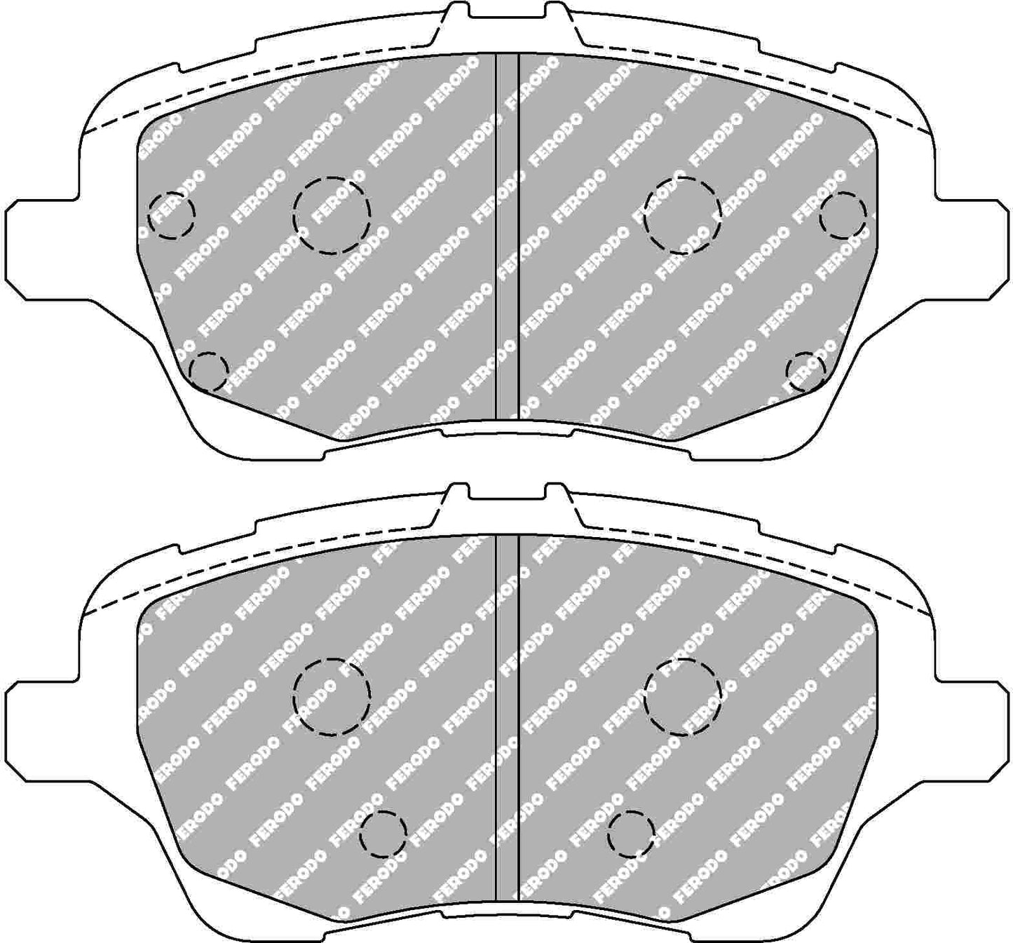 Fiesta Mk 7 ST Front EBC Bluestuff Pads