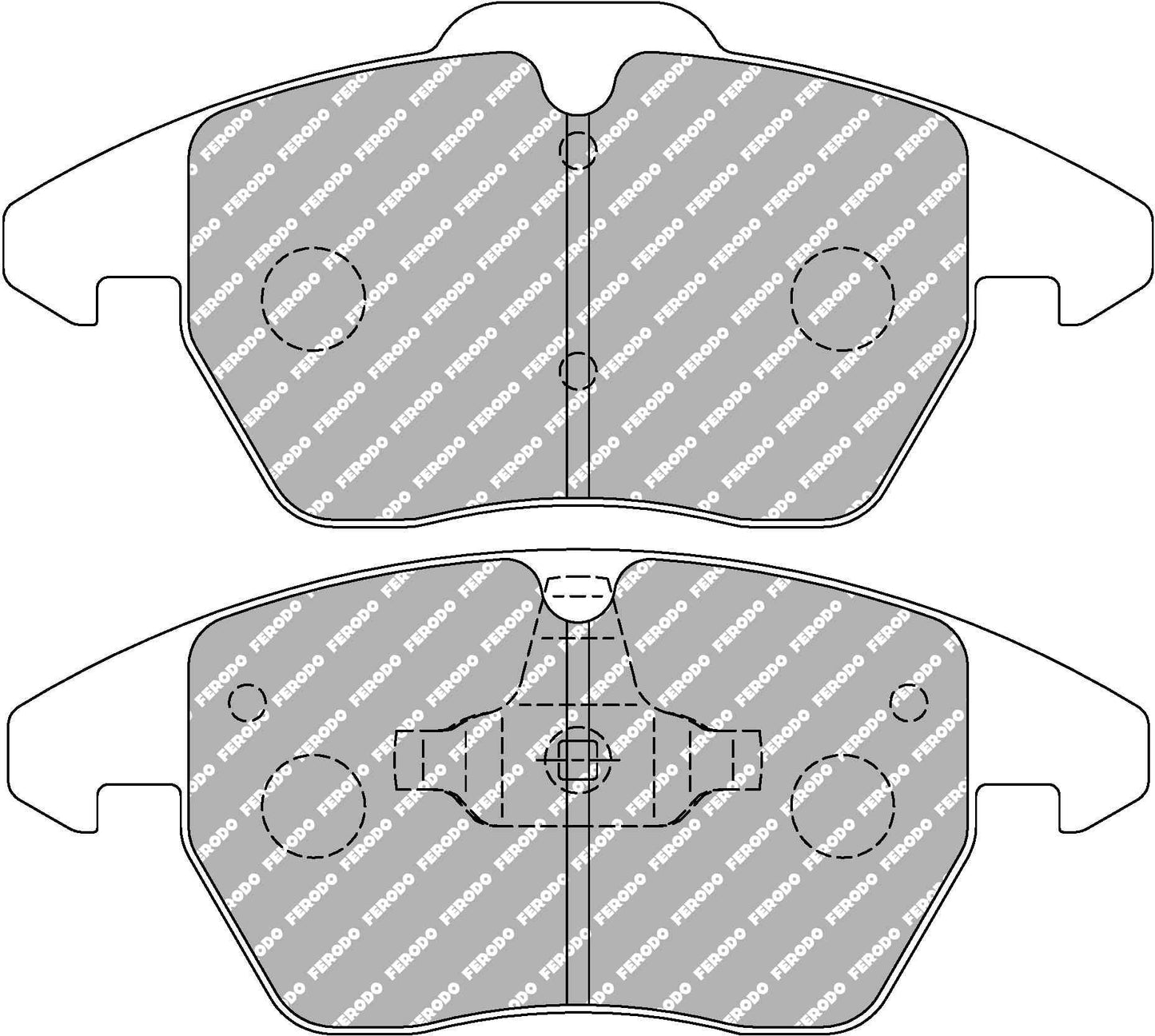 208 GTI Front Ferodo Ds2500 Pads