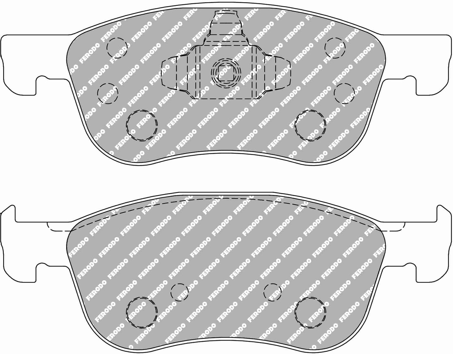 Fiesta MK 8 ST Front Ferodo Ds2500 pads