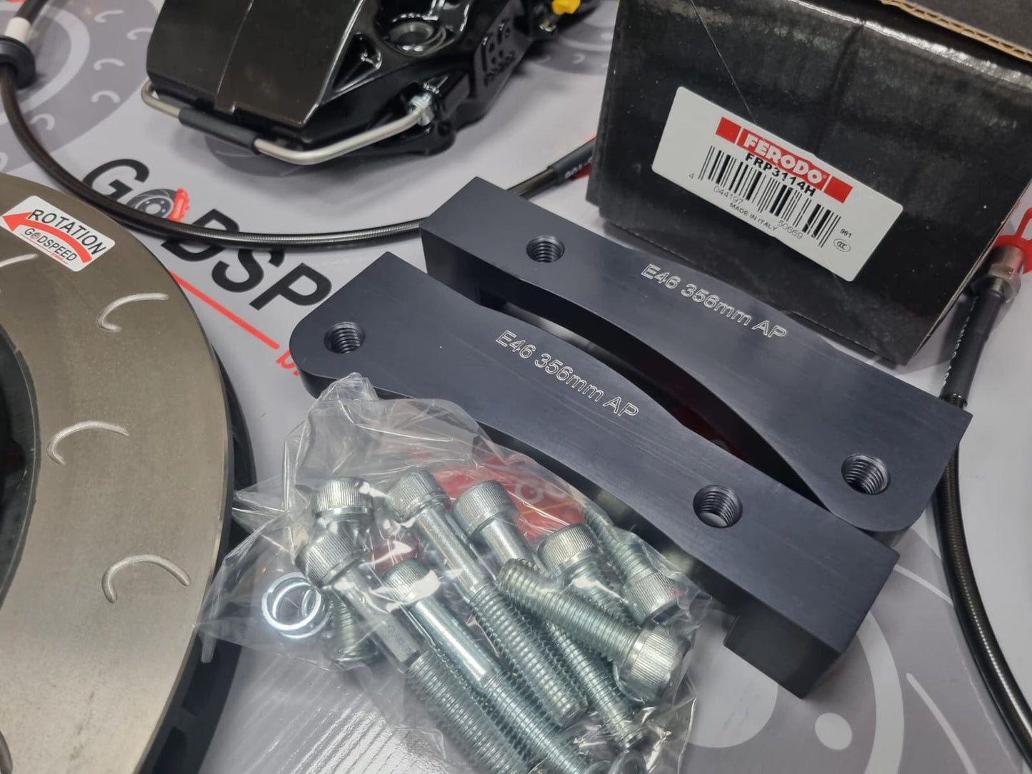 E46 M3 Godspeed 356mm 6 Pot Kit