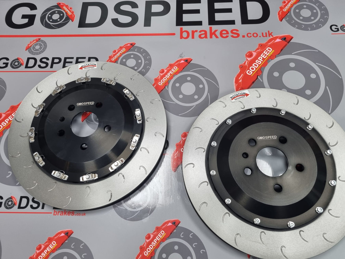 Golf 7/7.5R/VRS/Cupra/S3 MQB 380x32mm 2 piece Revo replacement disc & bells