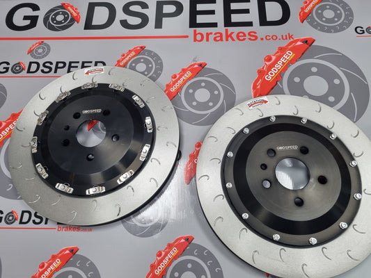 Golf 7/7.5R/VRS/Cupra/S3 MQB 380x32mm 2 piece Revo replacement disc & bells