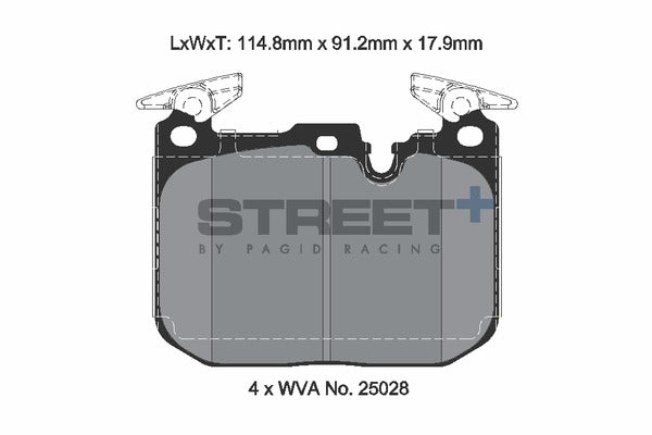 BMW F Series Front Pagid Street+ Pads