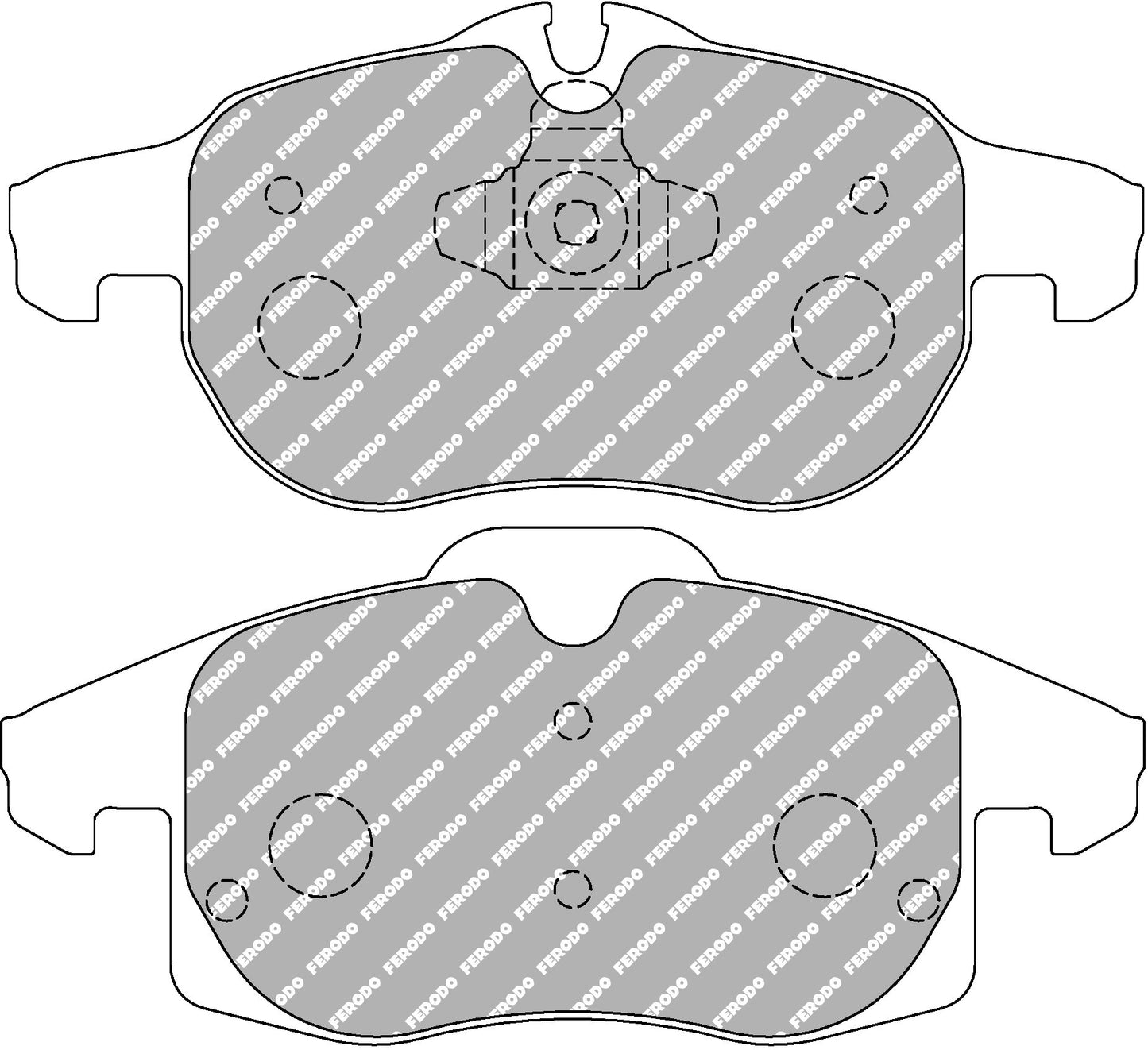 Astra H VXR Front Ferodo Ds2500 pads 