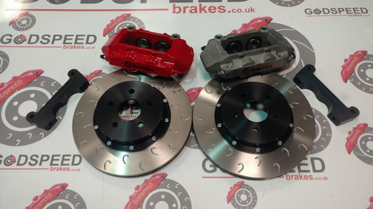 New Impreza Godspeed 4 Pot Kit With 330mm 2 Piece Discs and Bells