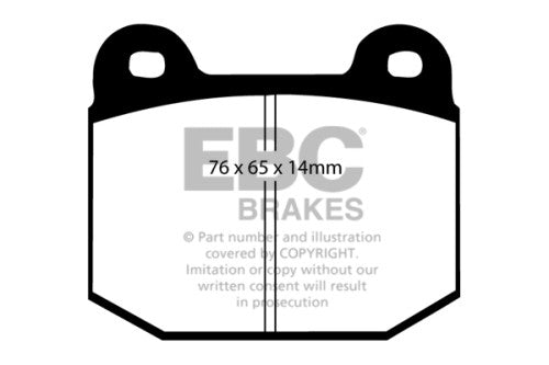 Impreza STI Rear EBC RP-X Pads 