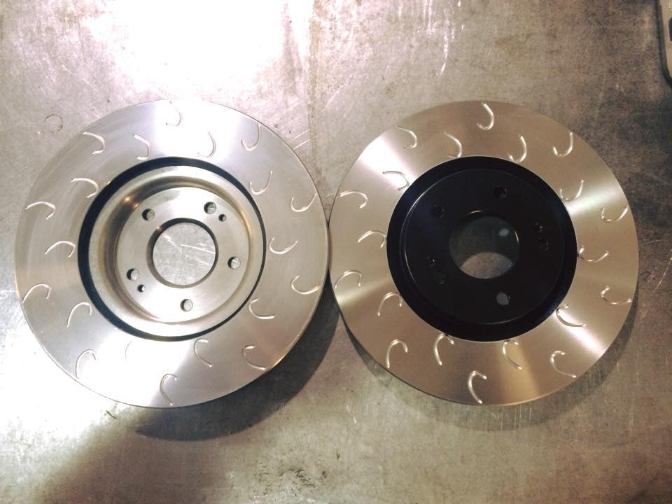 Evo X Front 1 Piece Discs