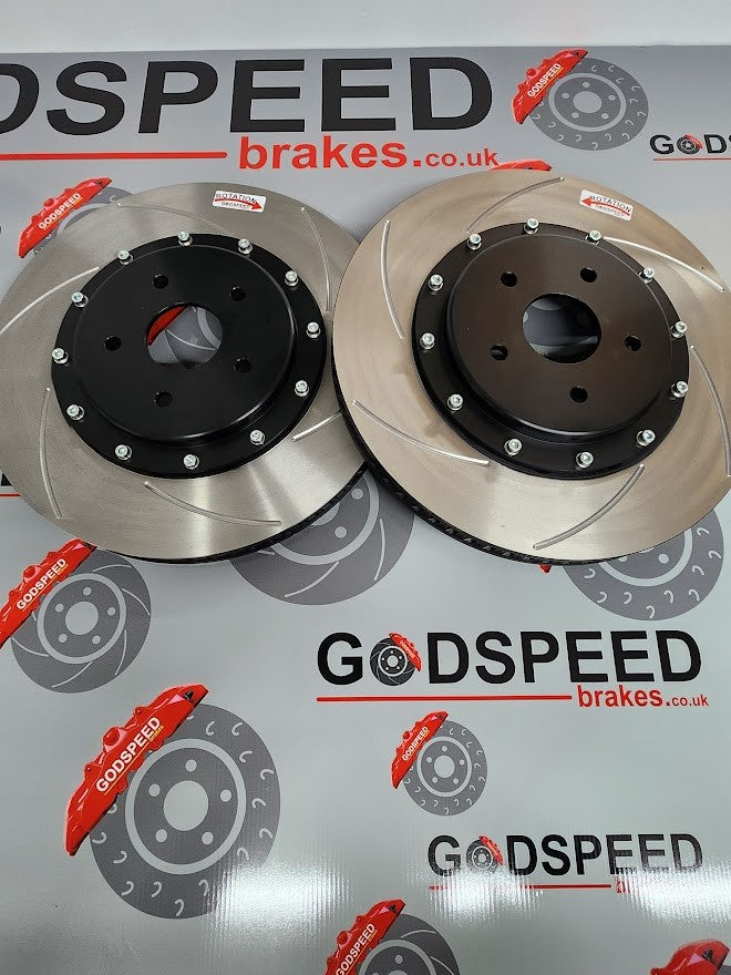 Yaris GR Front Grooved 2 Piece Discs 