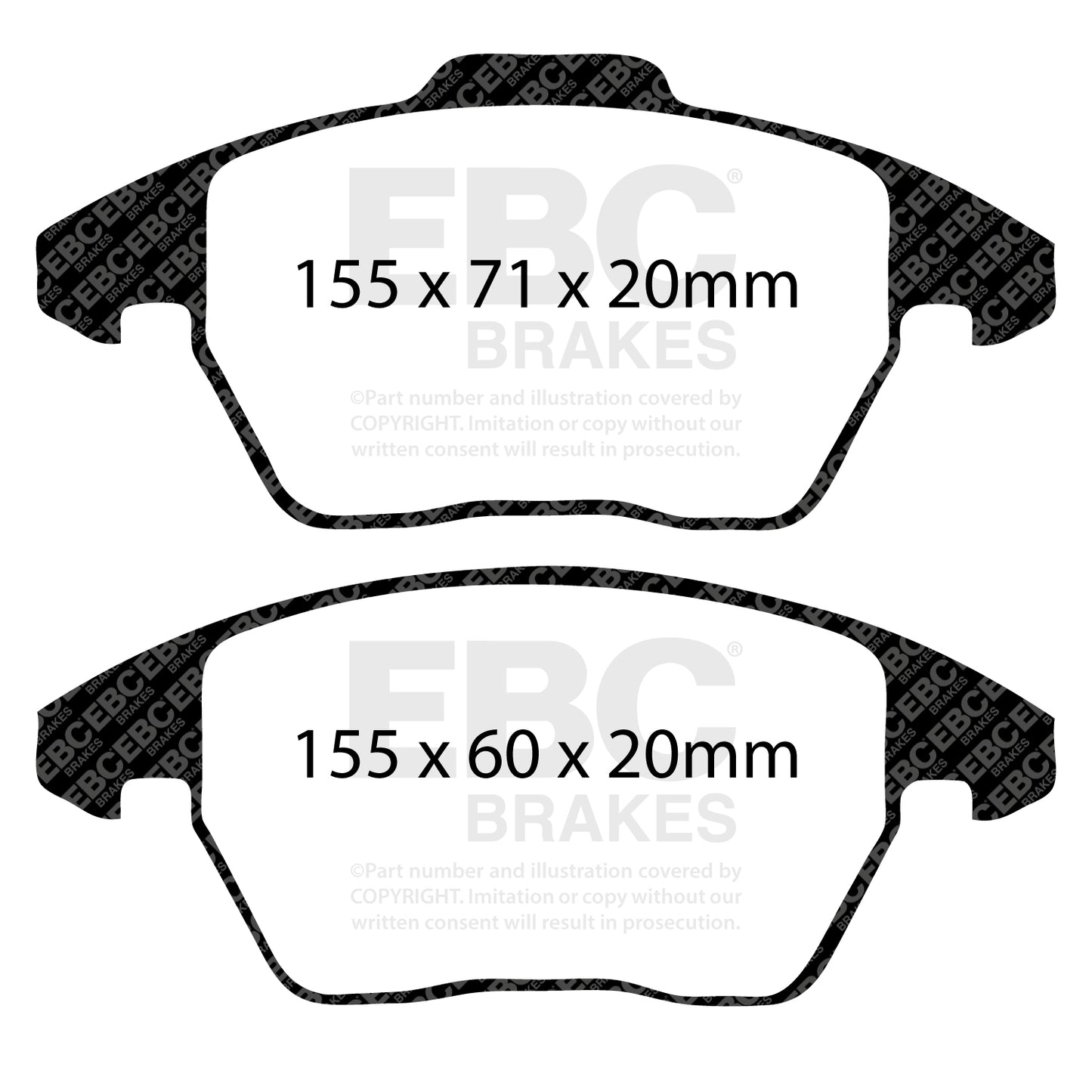 208 GTI Front Yellowstuff pads