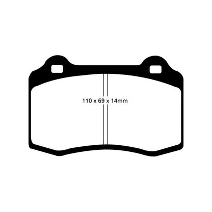 Volvo s60 R Rear Ferodo DS2500 Pads 