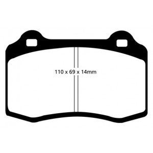 Volvo s60 R Rear Ferodo DS2500 Pads 