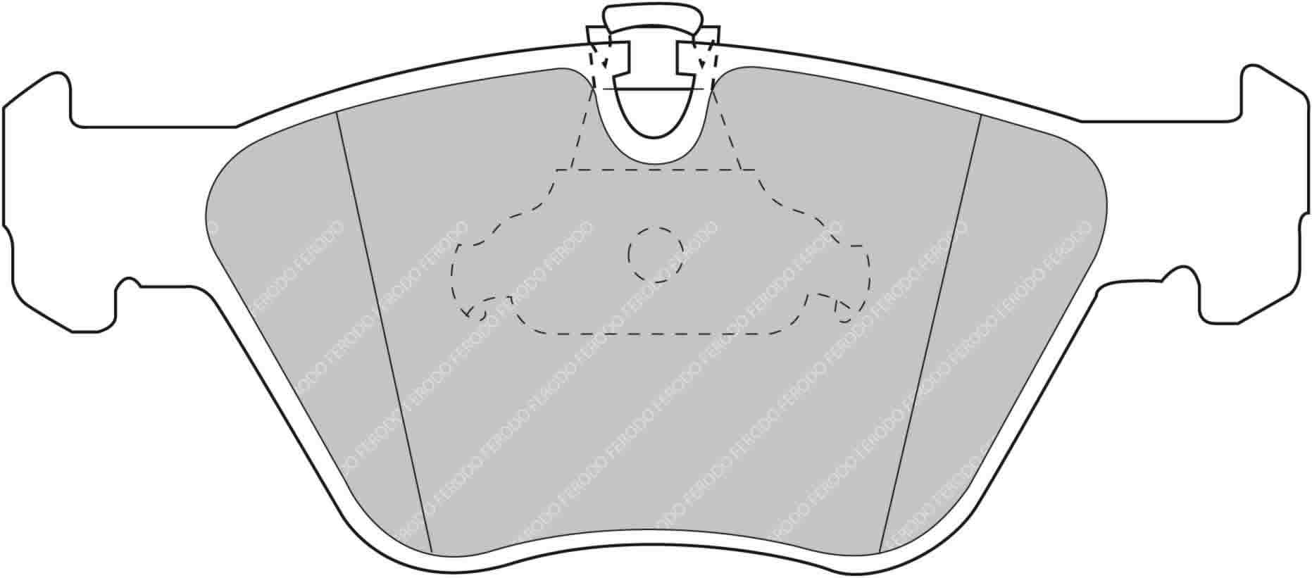 E46 M3 Front Ferodo DS2500 Pads 