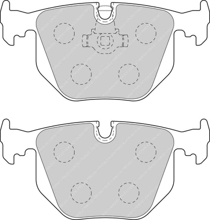 E46 M3 Rear Ferodo DS2500 Pads 