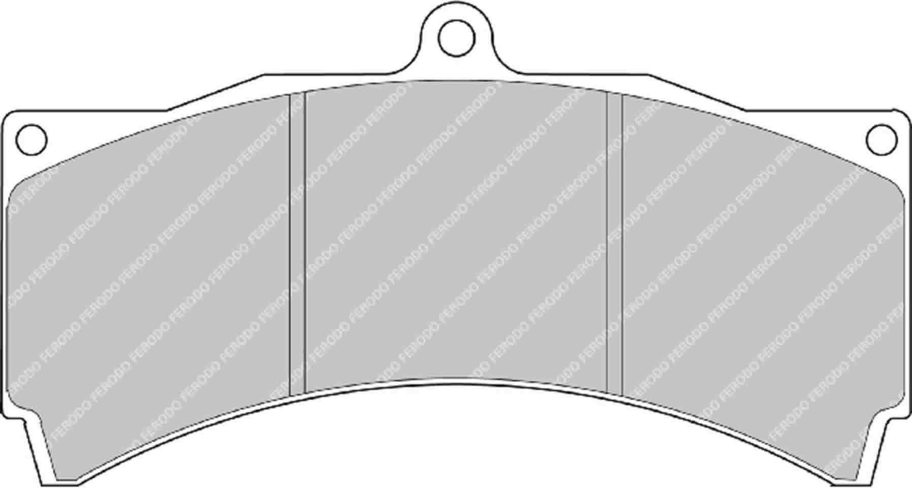 Ferodo Ds2500 CP5555 Pads 51mm Wide