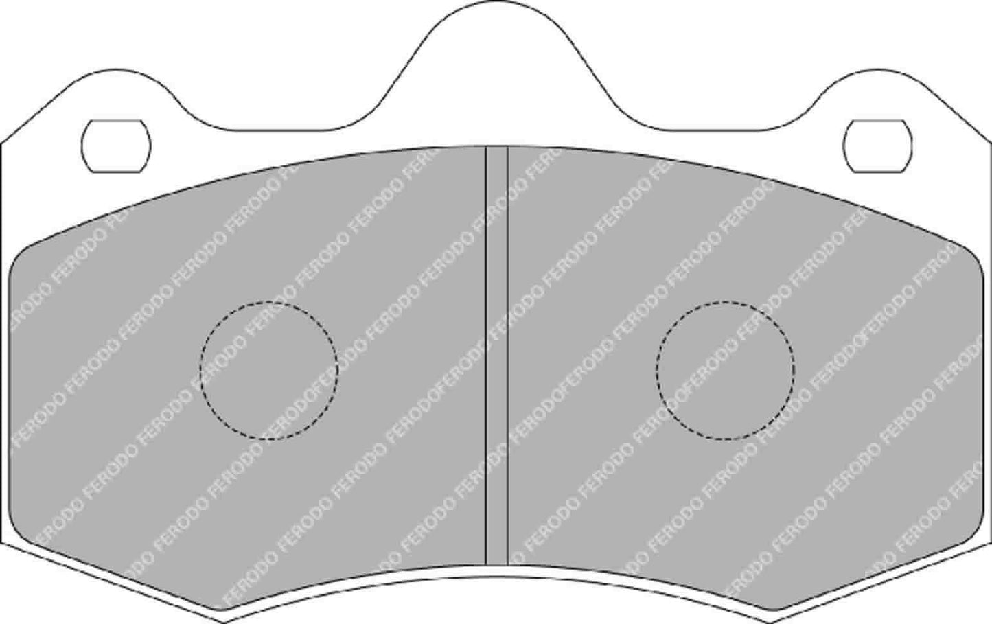 Ferodo Ds2500 CP6600 Pads 