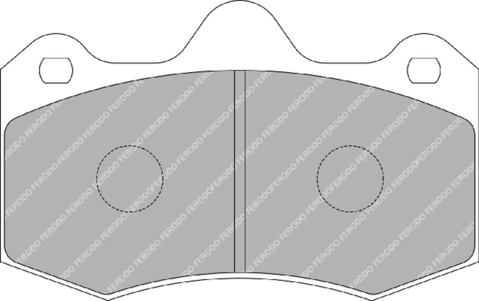 Ferodo Ds2500 CP6600 Pads 