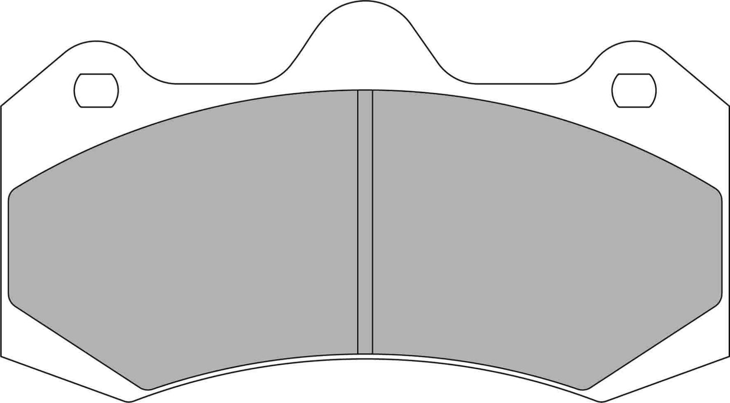 Ferodo Ds2500 CP7040 Pads 54mm Wide 