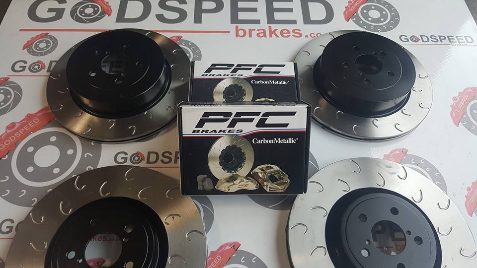 Impreza STI 2008+ F&R G Hook Discs and PF Z Rated Pads 