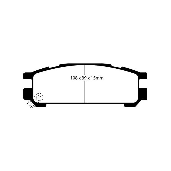 Impreza Rear Bluestuff NDX pads