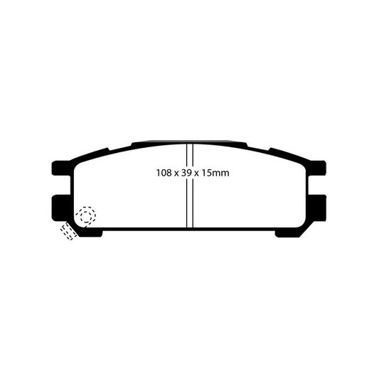 Impreza Rear Bluestuff NDX pads