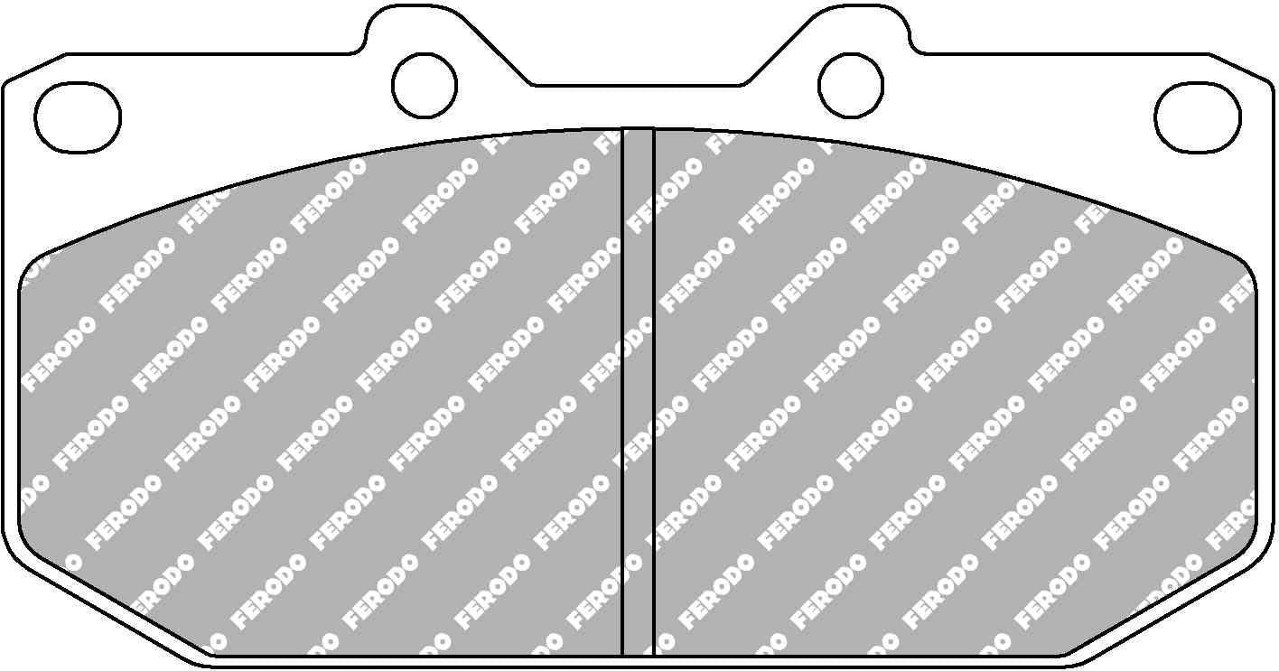 Impreza 4 Pot Front Ferodo Ds2500 Pads 