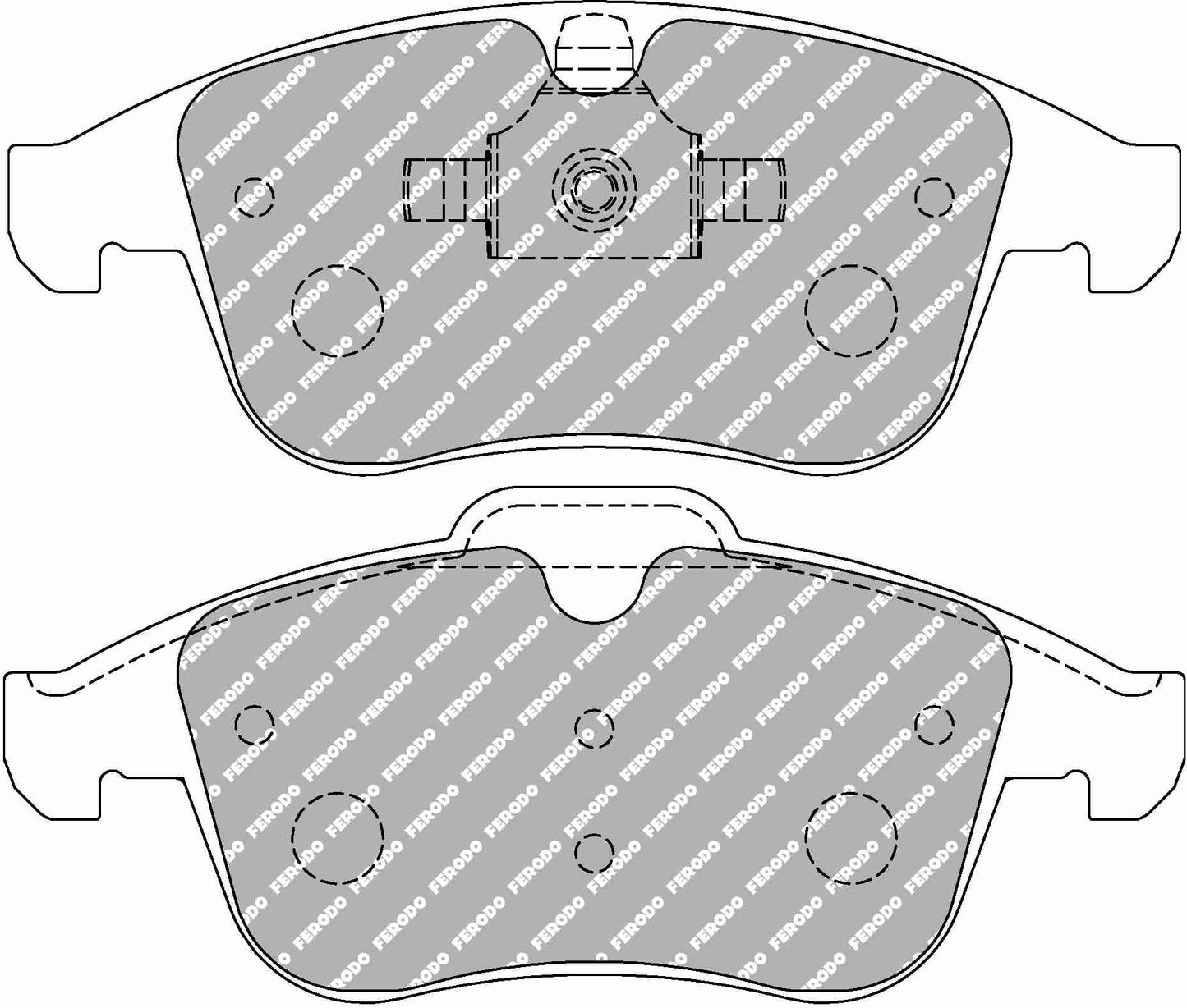 Clio 4 Rs Front Ferodo Ds2500 Pads 