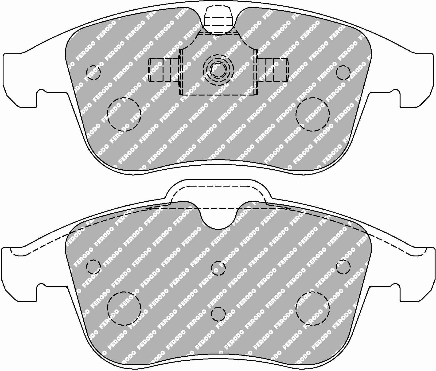 Clio 4 Rs Front Ferodo Ds2500 Pads 