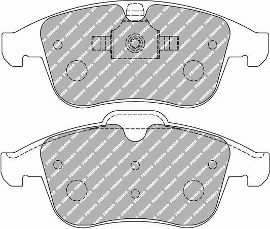 Clio 4 Rs Front Ferodo Ds2500 Pads 