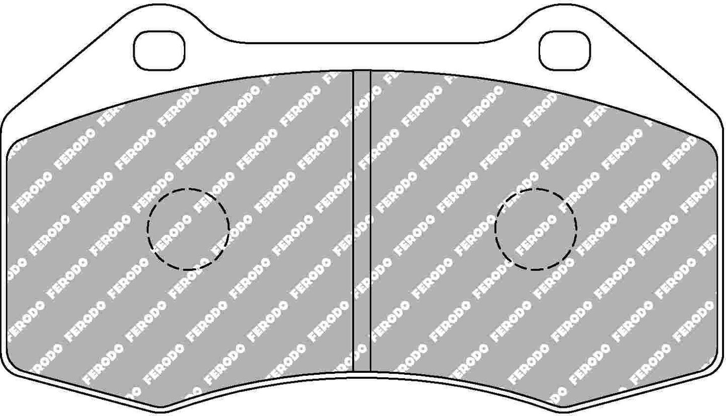 Clio 3 Rs Front Ferodo Ds1.11 Pads 