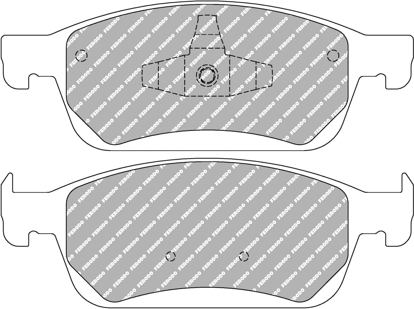 Focus MK 3 ST Front Ferodo Ds2500 Pads 