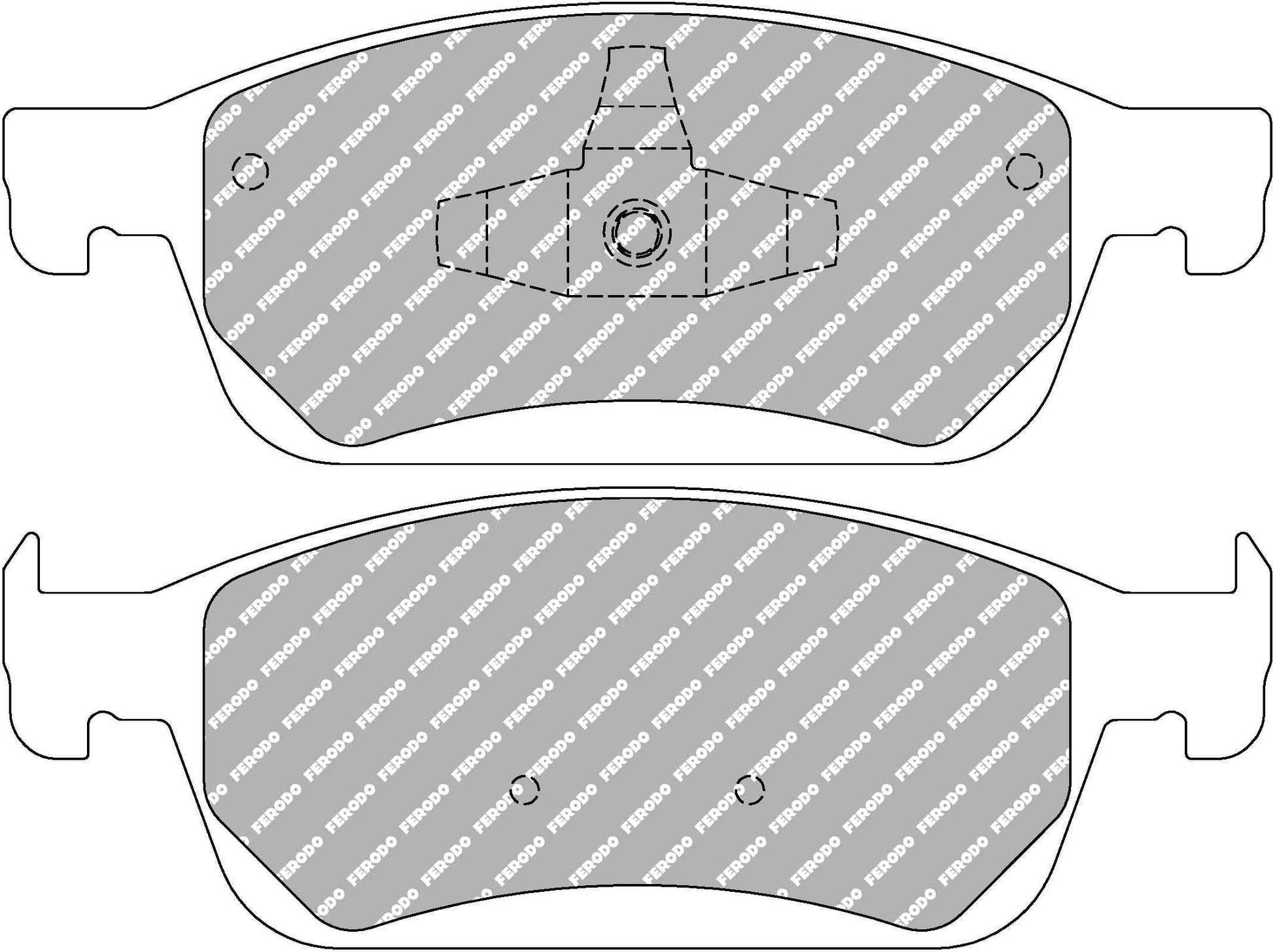 Focus MK 3 ST Front Ferodo Ds2500 Pads 