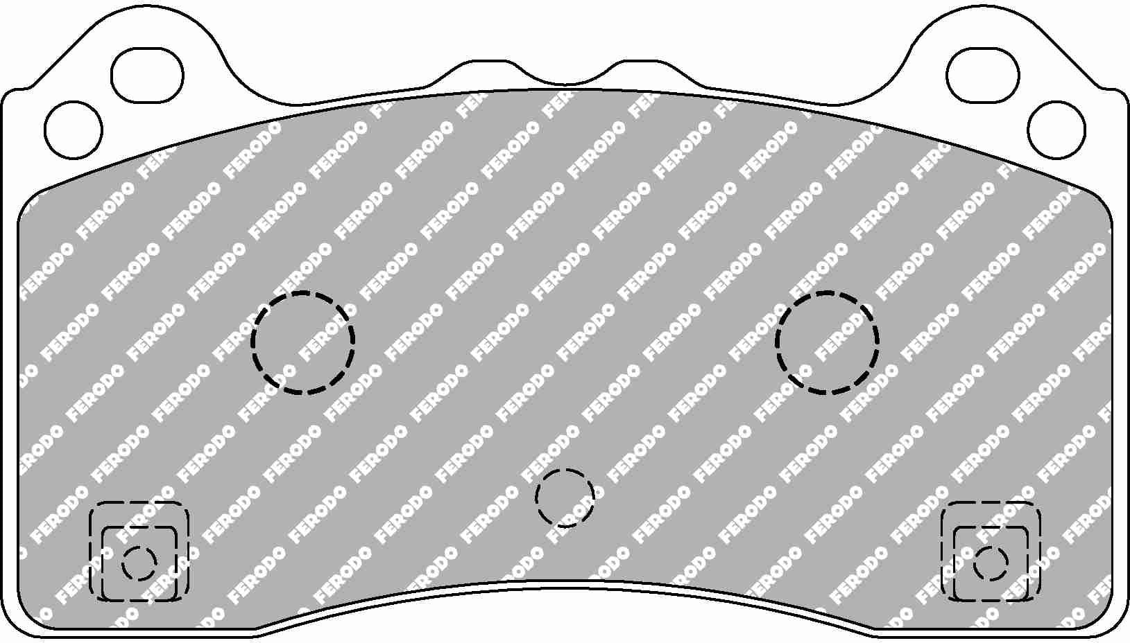 Focus MK 3 RS Front Ferodo DS 2500 Pads 