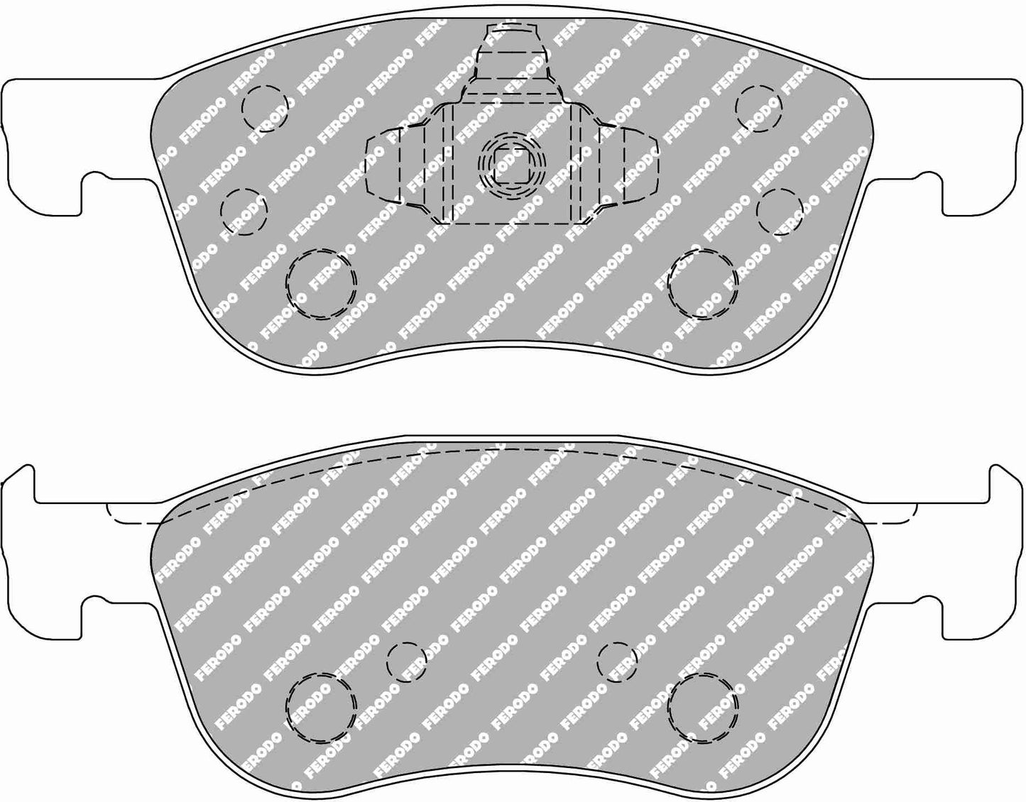 Fiesta Mk 8 ST Front Kevlar Pads 