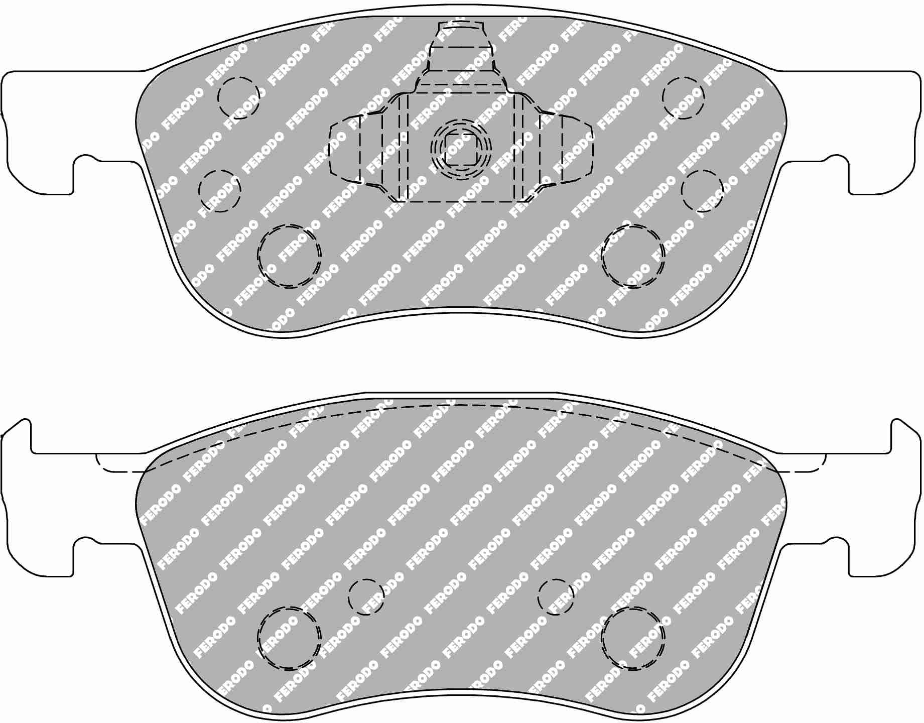 Fiesta Mk 8 ST Front Kevlar Pads 